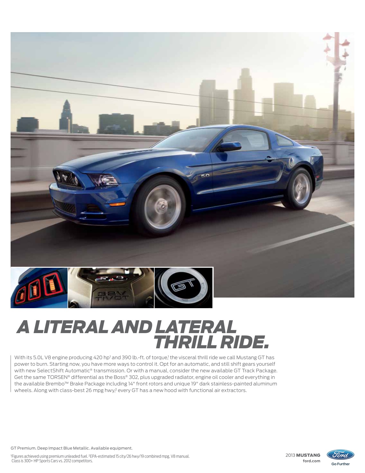 2013 Ford Mustang Brochure Page 2
